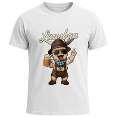 Herren T-Shirt für das Oktoberfest Lausbua Fun-Shirt Trachtenshirt Bierfest Outfit Statement Spruch Saufen lustig Moonworks®