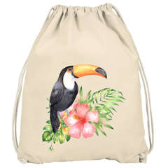 Turnbeutel Tucan Tropical Summer Jungle Paradise Hummingbird Autiga®