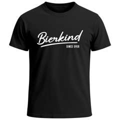 Herren T-Shirt für das Oktoberfest Bierkind Since Ever Fun-Shirt Trachtenshirt Bierfest Outfit Statement Spruch Saufen lustig Moonworks®