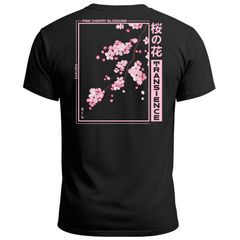 Backprint TShirt Herren Japan Asien Kirschblüte Sakura Schriftzeichen Streetstyle Männer Fashion Neverless®