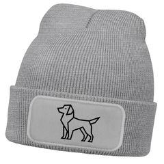 Herren Beanie Wintermütze mit Hund Rottweiler Design lustig Geschenk Hundebesitzer Hundeliebhaber Mütze Männer Moonworks®