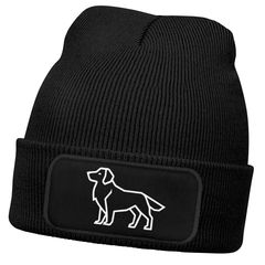 Herren Beanie Wintermütze Hund Labrador Design Aufdruck lustig Geschenk Hundebesitzer  Hundeliebhaber Mütze Männer Moonworks®