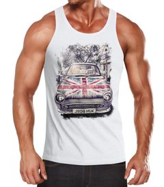 Herren Tank Top London United Kingdom Car UK Flag Flagge England Great Britain Neverless®