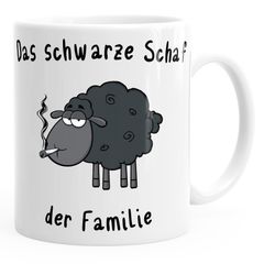 Kaffee-Tasse Das Schwarze Schaf der Familie MoonWorks®