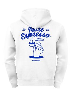 Hoodie Herren More Espresso less depresso Kapuzen-Pullover Männer Neverless®
