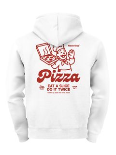 Hoodie Herren Pizza time Eat a slice do it twice crust issues Kapuzen-Pullover Männer Neverless®
