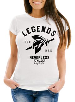 Herren T-Shirt Legends Sparta Gladiator Gym Athletics Sport Fitness Neverless®