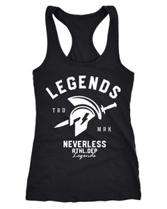Cooles Damen T-Shirt Legends Sparta Gladiator Gym Athletics Sport Fitness Neverless®