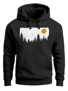 Hoodie Herren Wald Bäume Outdoor Adventure Abenteuer Natur-Liebhaber Fashion Streetstyle Neverless®