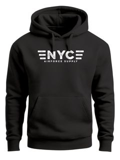 Hoodie Herren Aufdruck NYC New York City Airforce Supply Print Kapuzen-Pullover Männer Fashion Streetstyle Neverless®