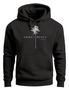 Hoodie Herren Hawaii Beach Palme Kapuzen-Pullover Männer Neverless®