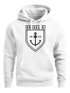 Hoodie Herren Brooklyn Anker Kapuzen-Pullover Neverless®