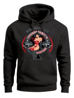 Hoodie Herren American Cars Pin-Up Kapuzen-Pullover Männer Neverless®