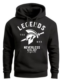 Cooles Kapuzenpullover T-Shirt Legends Sparta Gladiator Gym Athletics Sport Fitness Neverless®