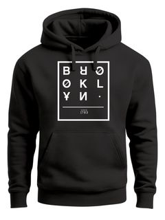Hoodie Herren Brooklyn New York City Urban Kapuzen-Pullover Männer Neverless®