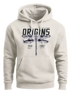 Hoodie Herren T-Shirt Libelle Schmetterling Butterfly Grafik Design Printshirt Future Techwear Fashion Streetstyle Neverless®