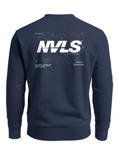 Sweatshirt Herren Pullover mit Logo Backprint Fashion Urban Streetwear Design Neverless®