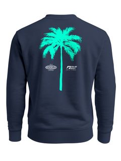 Sweatshirt Herren Pullover mit Backprint Palme Graphic Pullover Fashion Streetwear Neverless®