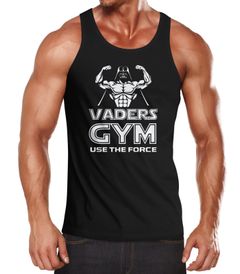 Herren Tanktop Vaders Gym Use The Force Empire Fitness Fun-Shirt  Tank Top Muscle Shirt Achselshirt Moonworks®