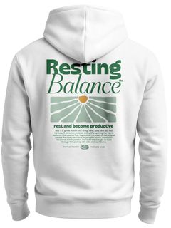 Herren Sweatjacke Backprint Balance Mental Health Design Zipjacke Zip-Hoodie Männer Fashion Streetstyle Neverless®