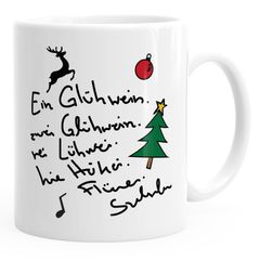 Kaffee-Tasse Ein Glühwein swei Glühwein-Tasse Weihnachten MoonWorks®