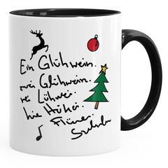 Kaffee-Tasse Ein Glühwein swei Glühwein-Tasse Weihnachten MoonWorks®