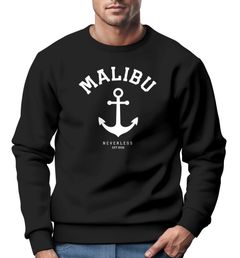 Sweatshirt Herren Anker Anchor Malibu Rundhals-Pullover Neverless®