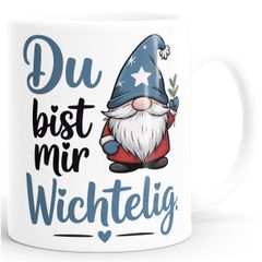 Tasse Weihnachten Wichtel Zwerg Spruch Botschaft Geschenkidee Freunde Familie Lieblingskollegen SpecialMe®