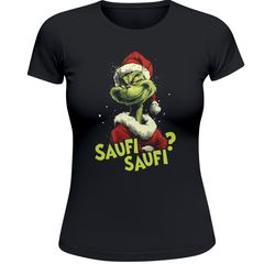 Weihnachtsshirt Damen Motiv - Anti XMAS Spruch - Christmas Printshirt Weihnachten Lustig - Weihnachtsoutfit Frauen Moonworks®