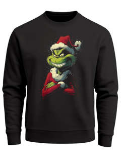 Sweatshirt Herren Weihnachtspullover Aufdruck Anti Weihnachten Weihnachtsoutfit Männer Moonworks®