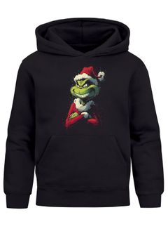 Kinder Hoodie Weihnachtspullover Jungen Mädchen | Aufdruck | Weihnachtsoutfit Kinder Moonworks®