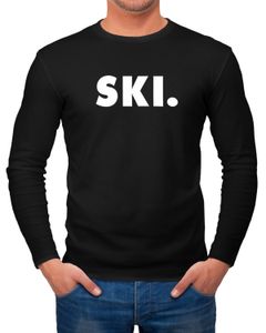 Herren Long-Sleeve Ski Winter Piste Schnee Sport Ski-Fahrer Langarm-Shirt Moonworks®