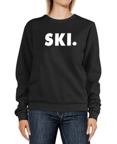 Sweatshirt Damen Ski Wintersport Wintersportler Ski-Fahrer Ski-Pullover Rundhals-Pullover Moonworks®