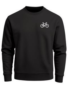 Sweatshirt Herren Fahrrad Bike Print Logo Aufdruck Radfahrer Outdoor Fashion Rundhals-Pullover Neverless®