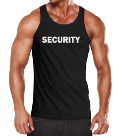 Herren Tanktop Security Fasching Karneval Fun-Shirt Moonworks®