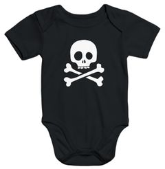 Baby Body Pirat Skull Jolly Roger Piratenkostüm Fasching Karneval Baby Moonworks®