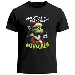 Herren T-Shirt Weihnachten Spruch lustig Anti XMAS Sarkasmus Statement Weihnachtsshirt Männer Moonworks®