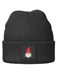 Wintermütze Kinder Beanie Mädchen Wichtel Aufdruck Print Weihnachtszwerg Strickmütze kleine Geschenke Kinder MoonWorks®