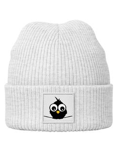 Kinder Beanie Jungen Design Vogel Aufdruck Print Strickmütze Geschenkidee Winter Advent Weihnachten SpecialMe®