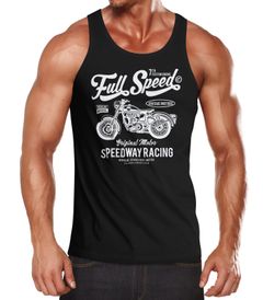 Herren Tank Top Biker Shirt Full Speed Motorrad Slim Fit Neverless®