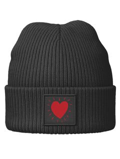 Kinder Beanie Mädchen Design Herz Aufdruck Print Strickmütze Geschenkidee Winter Weihnachten Advent SpecialMe®