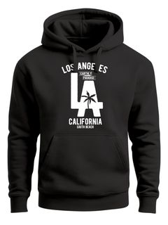 Hoodie Herren Los Angeles California LA Palme Neverless®