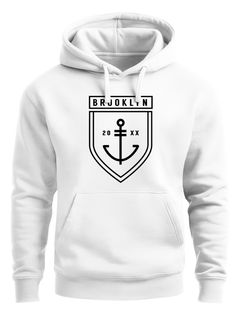 Hoodie Herren Brooklyn Anker Kapuzen-Pullover Neverless®