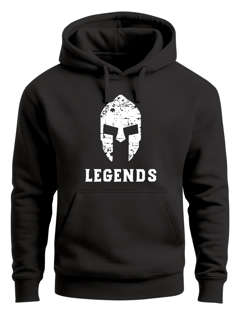Hoodie Herren Legends Sparta Spartaner Helm Neverless Neverless®