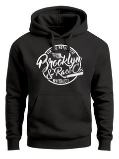 Hoodie Herren Sweatshirt Brooklyn Race Motorcycle Vintage Kapuzenpullover Neverless®