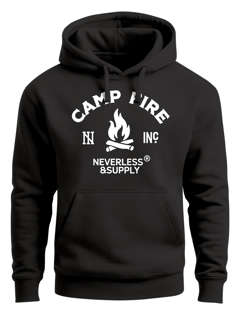 Warmer Kapuzen-Pullover Herren Lagerfeuer Camping Abenteuer Supply Hoodie Männer Neverless®