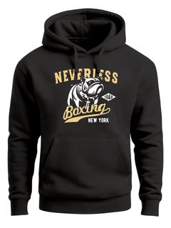 Hoodie Herren Boxing Boxer Hund Dog Neverless®