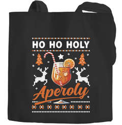 Jutebeutel Ho Ho Holy Aperoly Spruch Lustig Weihnachten Weihnachtstasche Geschenkidee Advent Winter Moonworks®