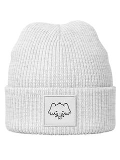 Kinder Beanie Mädchen Patch Quadrat Unpersonalisiert Aufdruck Print Strickmütze SpecialMe®