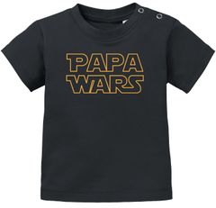 Baby T-Shirt kurzarm Babyshirt Papa wars Jungen Mädchen Shirt Bio-Baumwolle Moonworks®